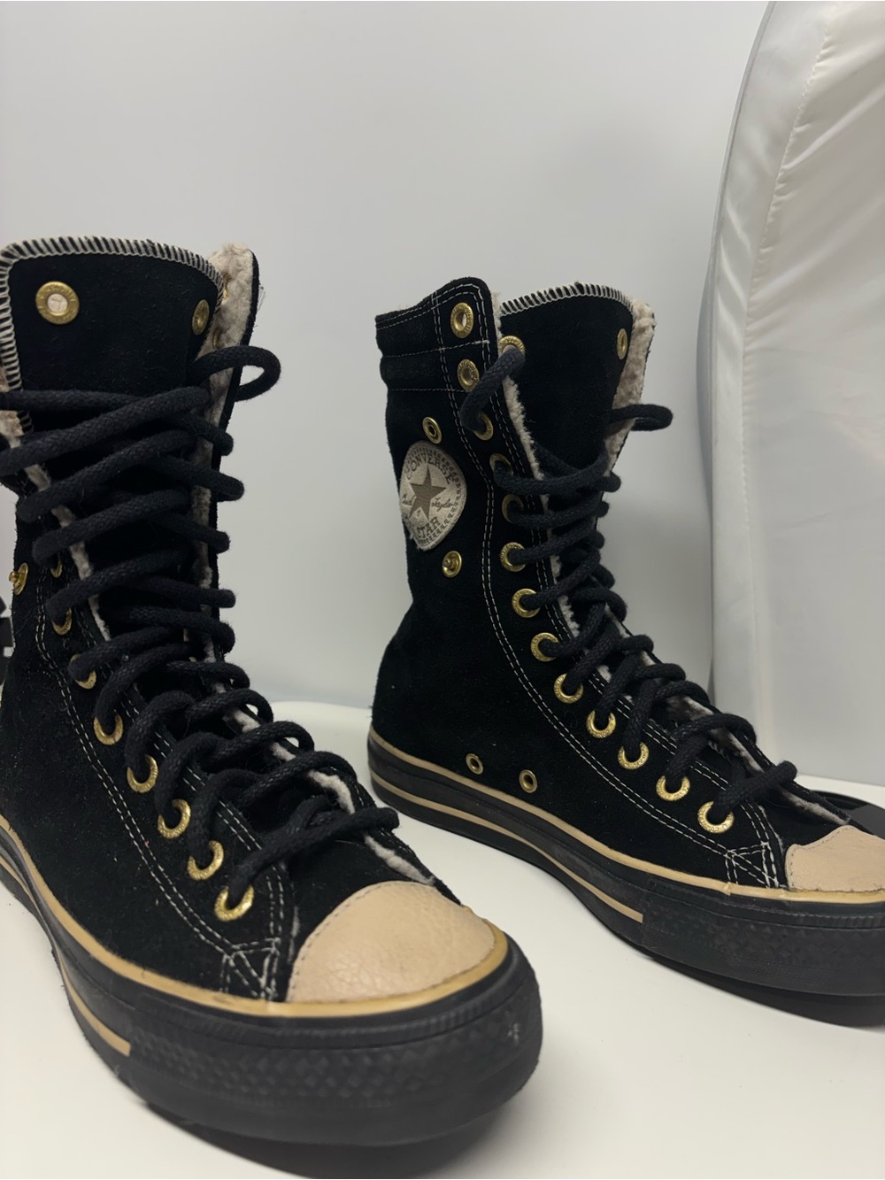 Converse Chuck Taylor All Star winter boots Men 4.5, Woman 6.5 Convertible 9in - Picture 2 of 6